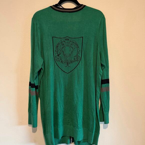 Harry Potter Licensed Slytherin 3X Button Cardigan - Picture 4 of 4